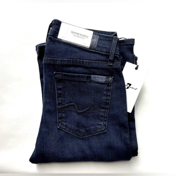 7 For All Mankind Jeans Kimmie Bootcut LiLah Blue size 26 - Picture 6 of 8